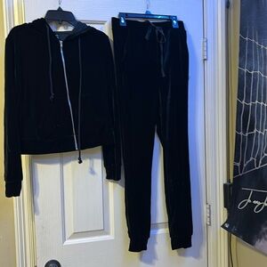 Black Velvet track suit